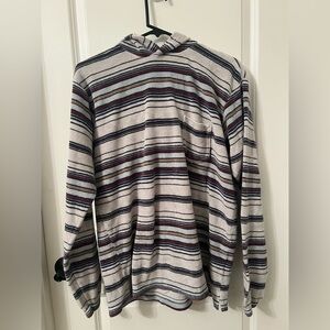 Billabong Small Beach Unisex Striped Hoodie (soft towel fleece material)